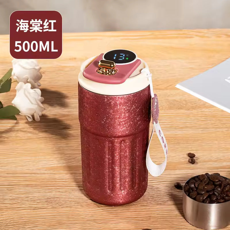 Thermos Bottle Smart Display Vacuum Cup