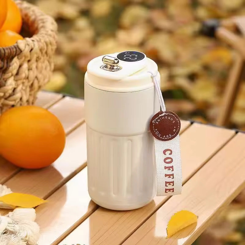 Thermos Bottle Smart Display Vacuum Cup