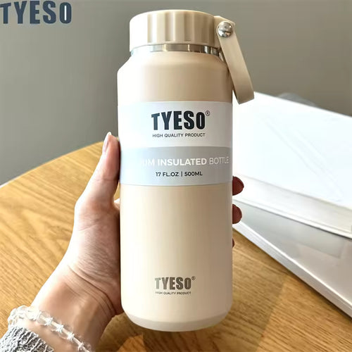 Cream tyeso vacuum insulated bottle 