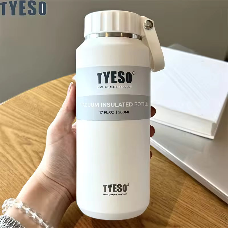 White tyeso vacuum insulated bottle